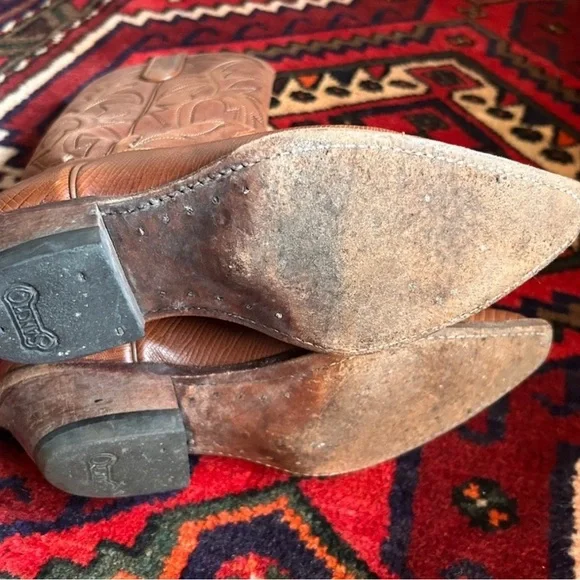 Sancho leather western boots Sz 38 - Picture 5 of 6